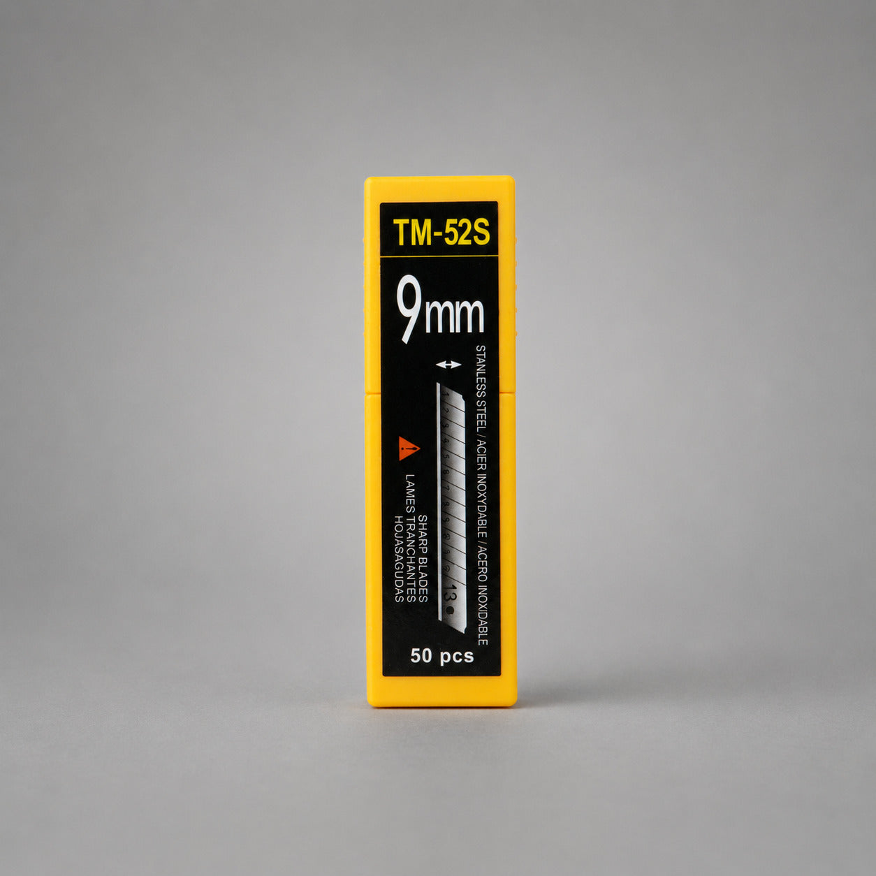 9 mm afbreekmesjes 60° RVS - 50 stuks