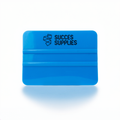 Harde blauwe rakel 10 x 7,2 cm