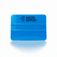 Harde blauwe rakel 10 x 7,2 cm