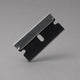Zwarte Razor Blades Carbonstaal 100-stuks